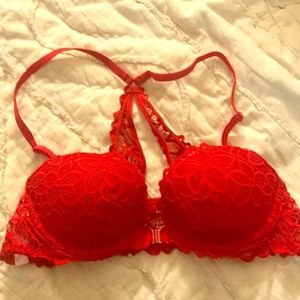Date racer back front closure bra